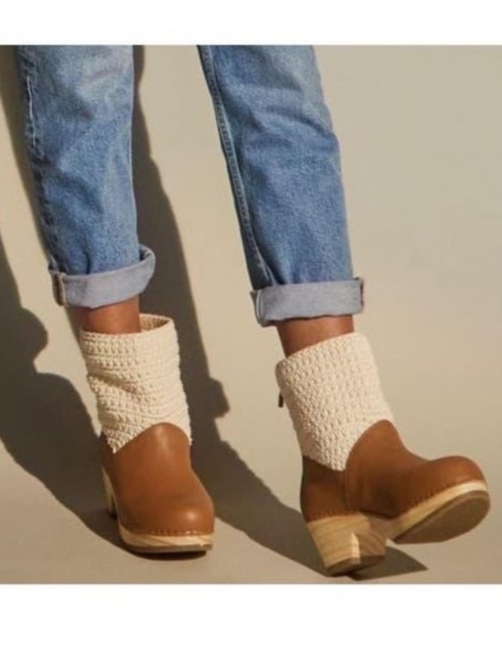 The Sak Women's Brown or Tobacco Leather Paloma Clog Boots NEW in box Size 7